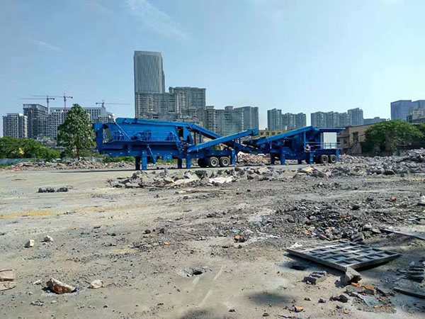 安徽建筑垃圾移動破碎機租賃