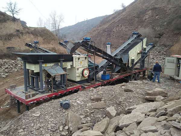 湖北大型移動破碎機站