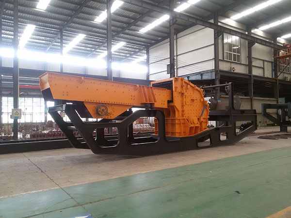 湖南簡易重錘破碎機移動式破碎站