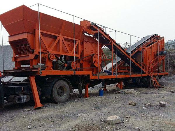 移動(dòng)石料破碎站