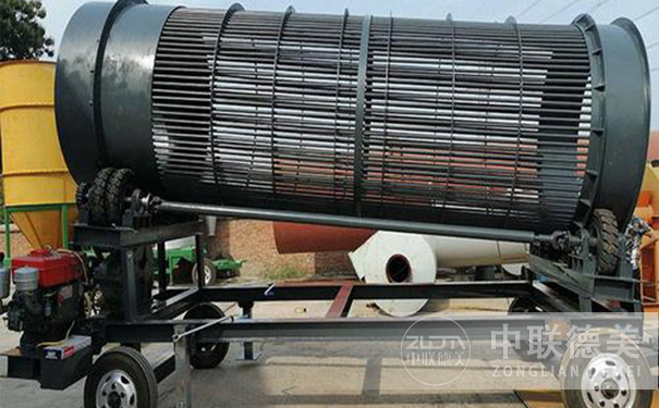 移動(dòng)式無(wú)軸滾筒篩